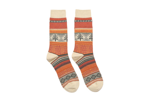 Arrow Tribal Socks - Beige - Socks Apparel | The Original Socks