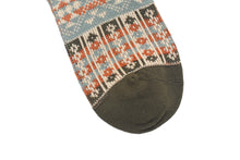 Load image into Gallery viewer, Poker Tribal Socks - Green - Socks Apparel | The Original Socks