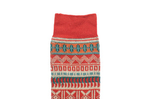Poker Tribal Socks - Orange - Socks Apparel | The Original Socks