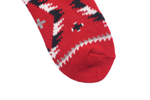 Jolly Geometric Socks - Red - Socks Apparel | The Original Socks