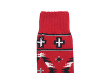 Load image into Gallery viewer, Jolly Geometric Socks - Red - Socks Apparel | The Original Socks