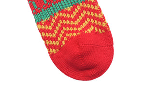 Sprinkle Geometric Socks - Red