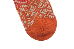 Key Geometric Socks - Orange - Socks Apparel | The Original Socks