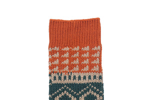 Key Geometric Socks - Orange - Socks Apparel | The Original Socks