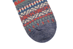Layer Geometric Socks - Blue - Socks Apparel | The Original Socks