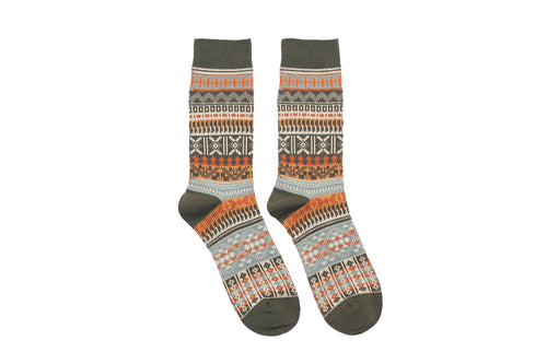 Poker Tribal Socks - Green - Socks Apparel | The Original Socks