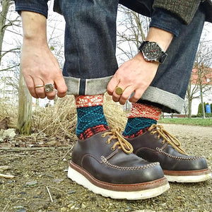 Leaf Tribal Socks - Black - Socks Apparel | The Original Socks