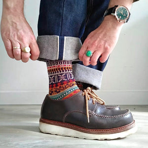 Poker Tribal Socks - Blue - Socks Apparel | The Original Socks