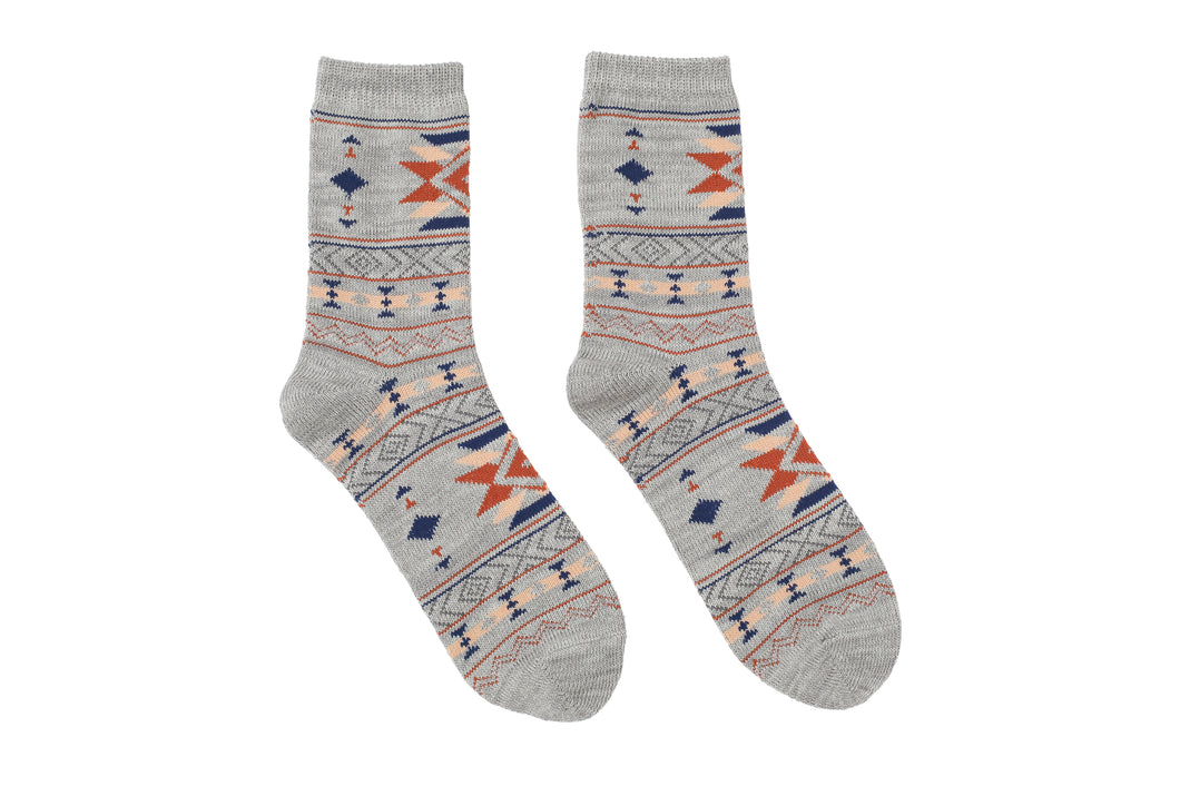 Lodge Tribal Socks - Grey - The Original 