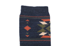 Load image into Gallery viewer, Lodge Tribal Socks - Navy Blue - The Original Socks