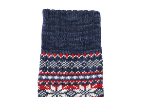 Wintry Nordic Socks - Blue - The Original Socks