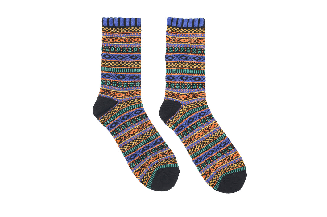 Totem Tribal Socks - Blue - The Original Socks