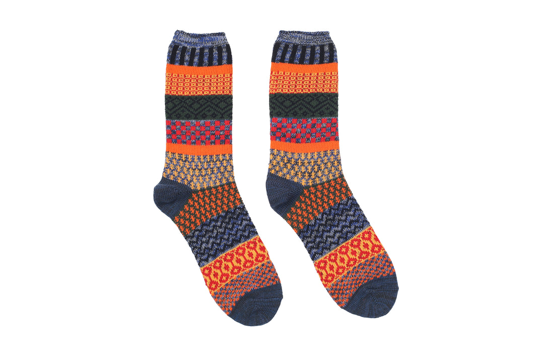 Polar Geometric Socks - Blue - The Original Socks