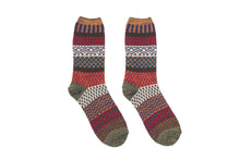 Load image into Gallery viewer, Polar Geometric Socks - Green - The Original Socks