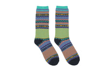 Load image into Gallery viewer, Mode Geometric Socks - Green - The Original Socks