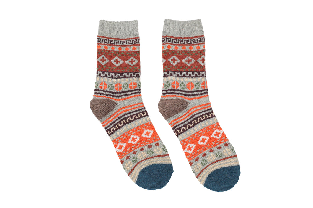 Trigon Cross Socks - Grey | The Original Socks