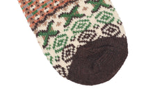 Load image into Gallery viewer, Diagonal Tribal Socks - Coffee | The Original Socks