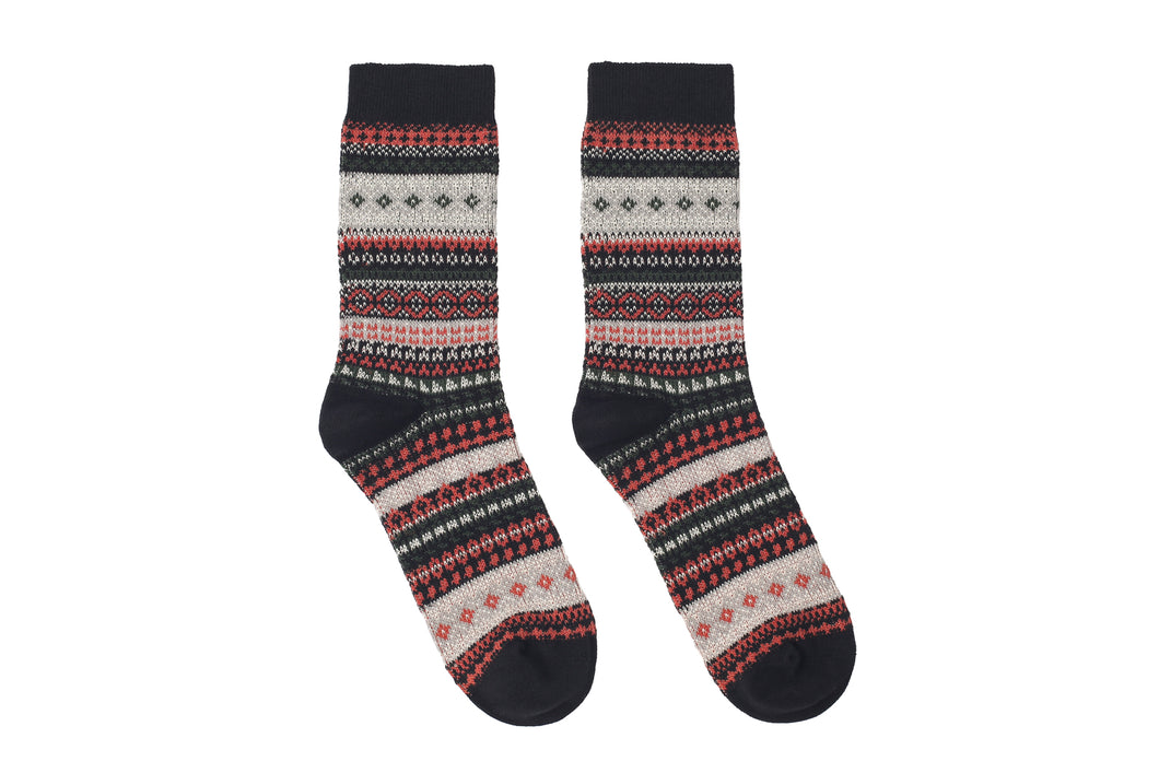 Starry Geometric Socks - Black - The Original Socks