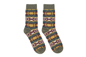 Tier Tribal Socks - Green - Socks Apparel | The Original Socks
