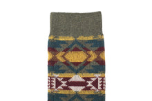 Load image into Gallery viewer, Tier Tribal Socks - Green - Socks Apparel | The Original Socks