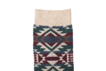Load image into Gallery viewer, Tier Tribal Socks - Beige - Socks Apparel | The Original Socks