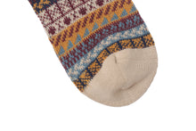 Load image into Gallery viewer, Rival Geometric Socks - Beige - Socks Apparel | The Original Socks