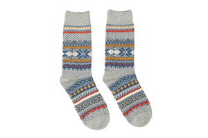 Grizzle Tribal Socks - Grey - Socks Apparel | The Original Socks