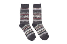 Load image into Gallery viewer, Grizzle Tribal Socks - Dark Grey - Socks Apparel | The Original Socks