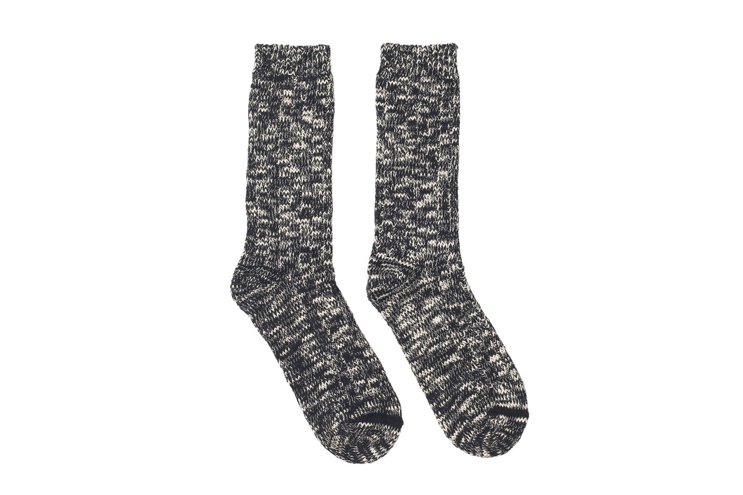 Flake Knitted Socks - Black - Socks Apparel | The Original Socks