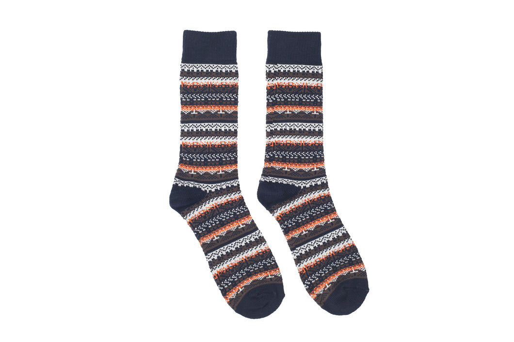 Prime Geometric Socks - Navy Blue - Socks Apparel | The Original Socks