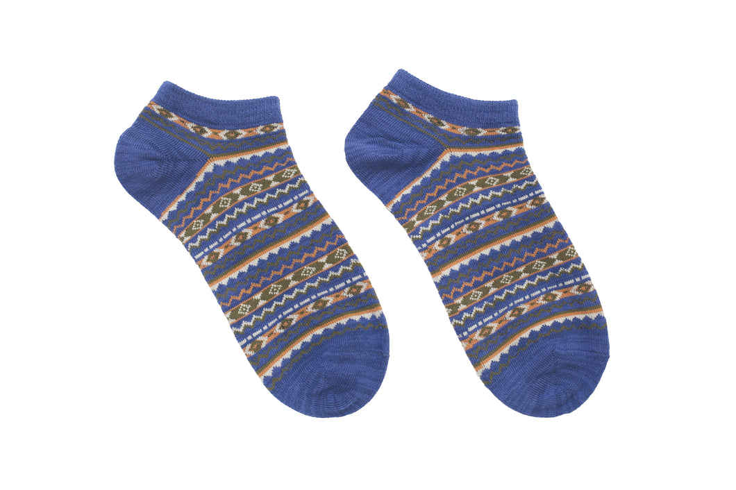 Shallow Tribal Socks - Blue - Socks Apparel | The Original Socks