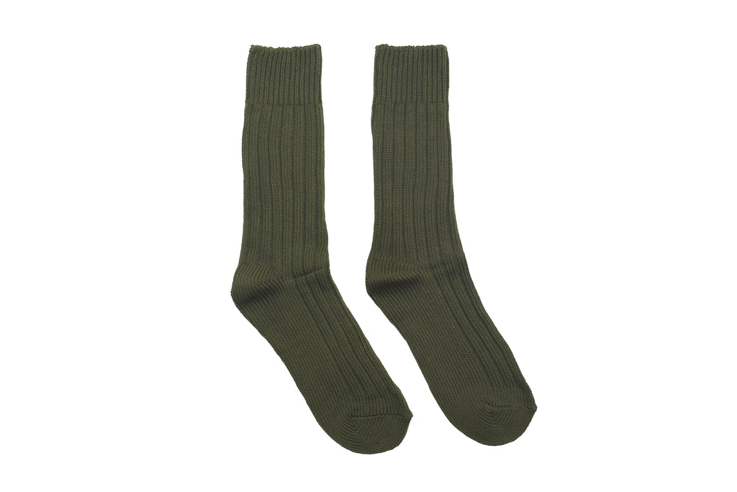 Primary Knitted Socks - Olive Green - Socks Apparel | The Original Socks