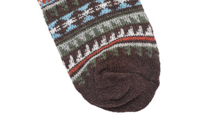 Diamond Tribal Socks - Coffee - Socks Apparel | The Original Socks