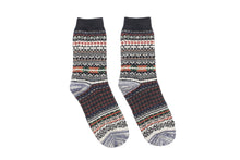 Load image into Gallery viewer, Retro Tribal Socks - Black - Socks Apparel | The Original Socks