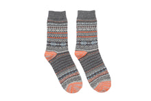 Load image into Gallery viewer, Retro Tribal Socks - Dark Grey - Socks Apparel | The Original Socks
