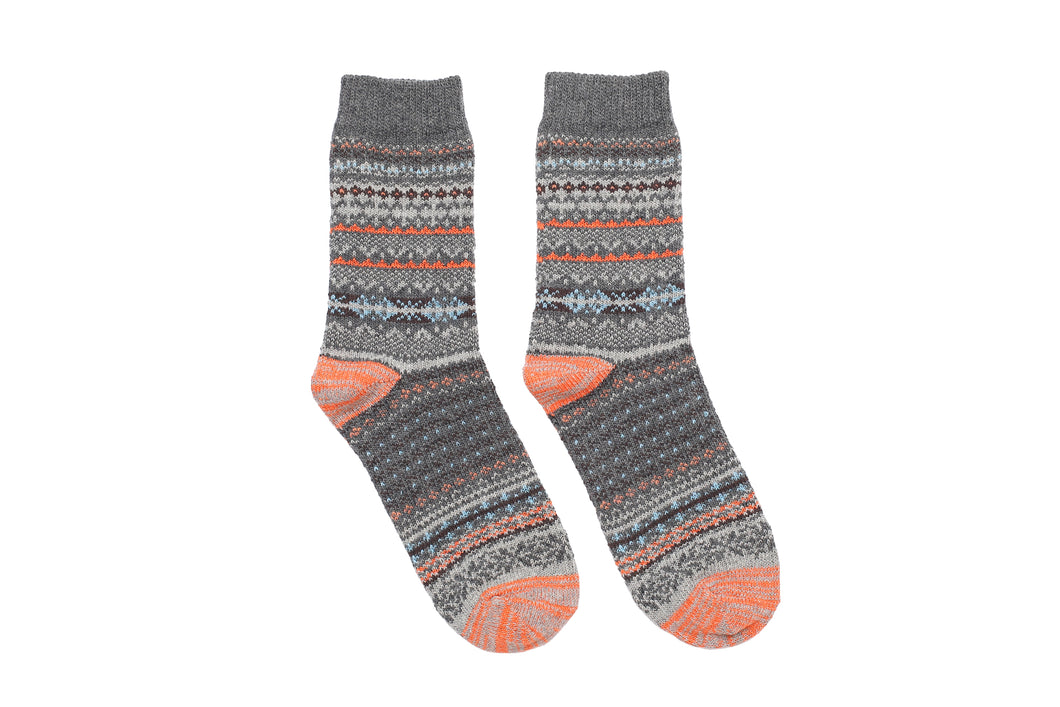 Retro Tribal Socks - Dark Grey - Socks Apparel | The Original Socks
