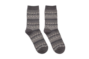 Urban Geometric Socks - Grey - Socks Apparel | The Original Socks