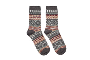 Ferry Tribal Socks - Dark Grey - Socks Apparel | The Original Socks