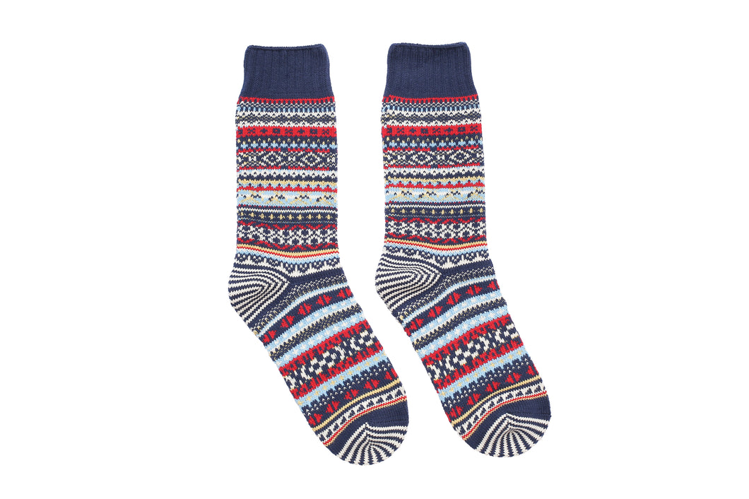 Firn Tribal Socks - Navy Blue - Socks Apparel | The Original Socks
