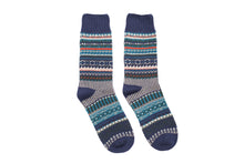 Load image into Gallery viewer, Redo Tribal Socks - Navy Blue - Socks Apparel | The Original Socks