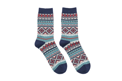 Ferry Tribal Socks - Blue - Socks Apparel | The Original Socks