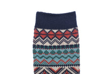 Load image into Gallery viewer, Ferry Tribal Socks - Blue - Socks Apparel | The Original Socks