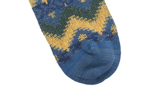 Bright Tribal Socks - Blue - The Original Socks