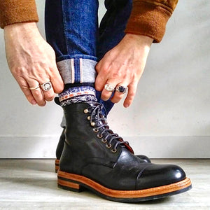 Forward Tribal Socks - Navy Blue - Socks Apparel | The Original Socks