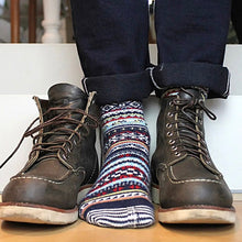Load image into Gallery viewer, Firn Tribal Socks - Navy Blue - Socks Apparel | The Original Socks