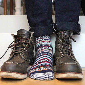 Firn Tribal Socks - Navy Blue - Socks Apparel | The Original Socks