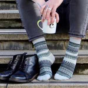 Disport Tribal Socks - Grey - Socks Apparel | The Original Socks